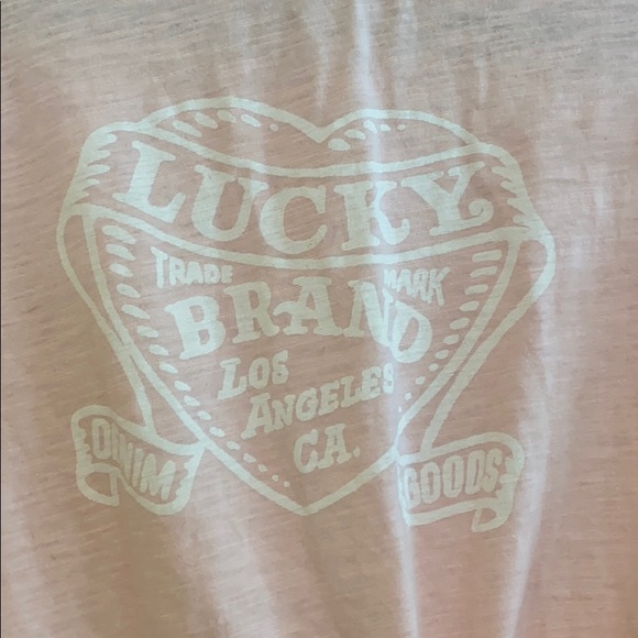 LUCKY BRAND Tie Side Tee Youth L - Picture 2 of 3